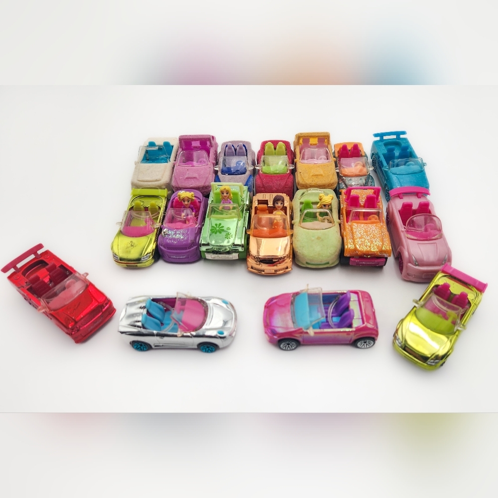 18 Polly Pockets Cars & Figurines 2006-2007